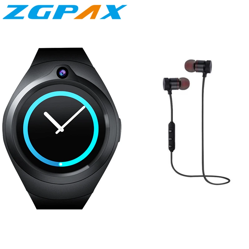 Смарт часы GW11 для SAMSUNG gear S3 поддержка 2MP камера монитор сердечного ритма мужчин и