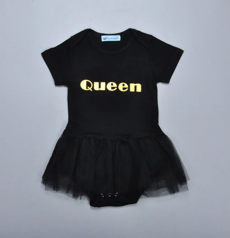 2017 Новое Лето Baby Rompers девушки Принцесса Черное Кружево Ползунки Детская Одежда