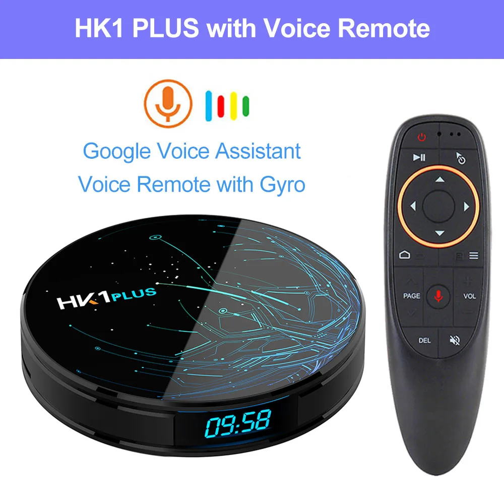 4 GB 64 GB Android 9,0 ТВ BOX Amlogic S905X2 4 ядра, Wi-Fi, BT4.0 H.265 4 K Netflix Youtube Google Play HK1 плюс X2 Смарт ТВ коробка