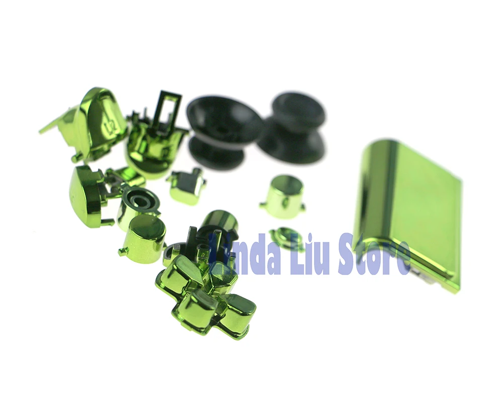 Chengdianwan 20 комплектов хромированная CUH ZCT2 JDS 040 JDM040 R2 L2 R1 L1 триггер полный Dpad кнопки