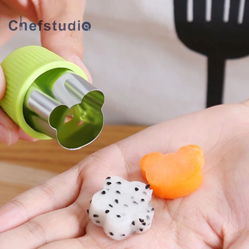 8 шт./компл. печенье цветок резак DIY Плесень фрукты овощи разрезания торта умирают инструмент