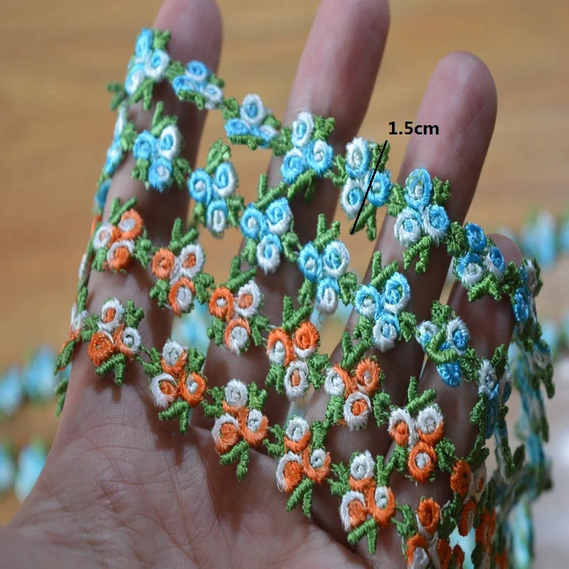 Водорастворимая кружевная ткань с цветочным принтом высокое качество 2 года 1 5 см