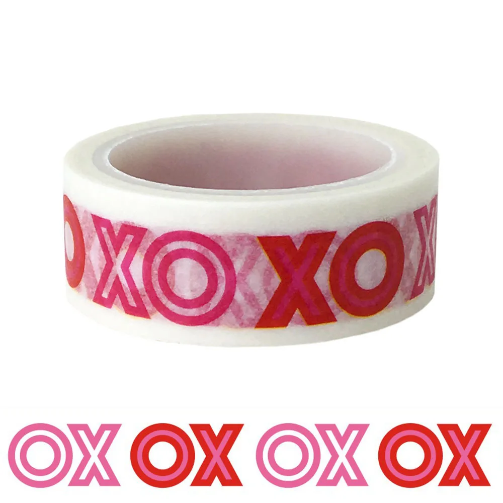 

20 шт./компл. оптовая продажа, лента OXOX Washi, круглая вилка, День Святого Валентина, необычный декоративный подарок «сделай сам», лента Washi