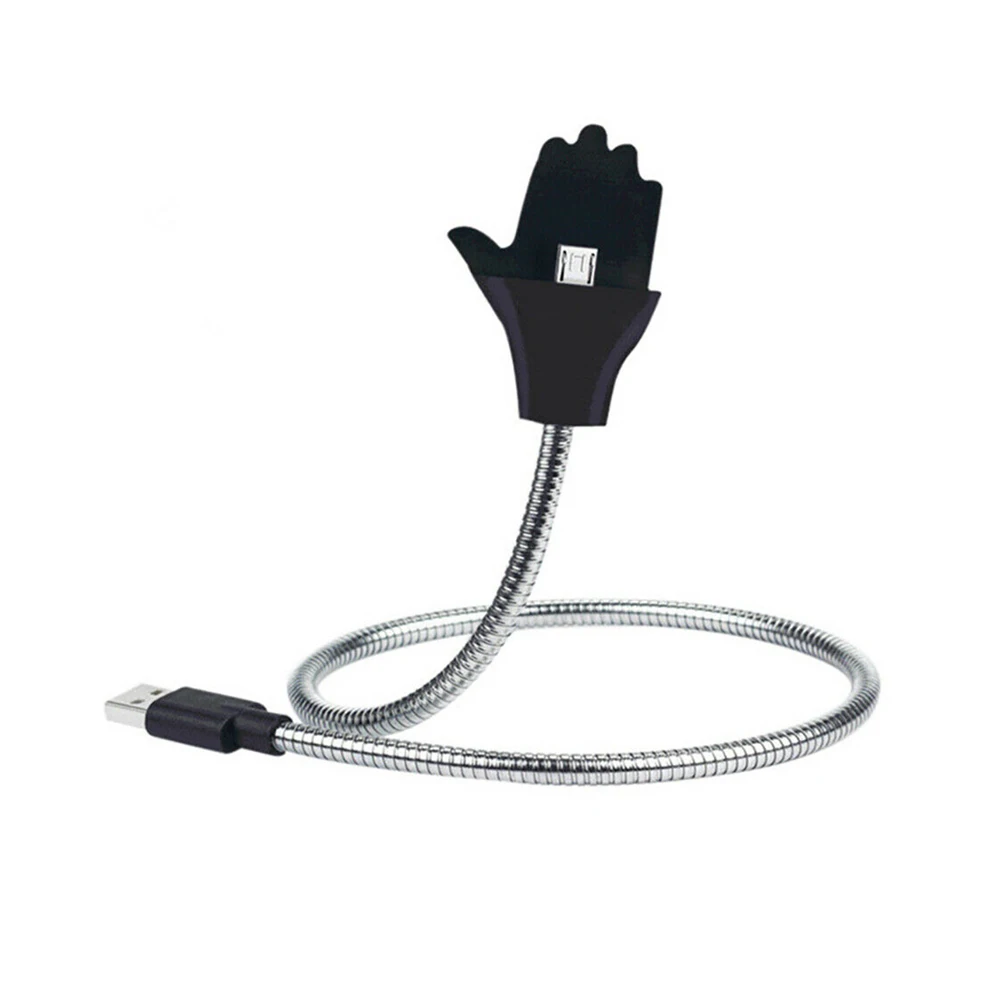 Гибкий держатель для телефона USB зарядный кабель типа C кронштейн передачи данных