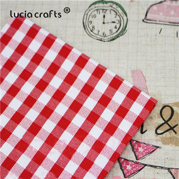Type 6 Lucia crafts, 1 шт./лот, 50x50 см, хлопковая ткань для шитья, для рукоделия, Лоскутная ткань, ткань для детского постельного белья, текстильная кукла H0802 - Цвет: Type 6