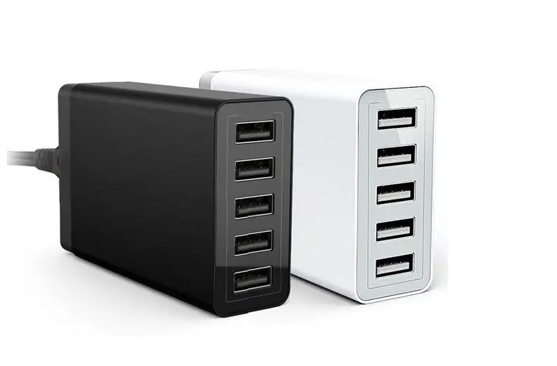 Путешествия 5 USB Зарядное Встроенный в Смарт Чип Безопасности Выход Быстрое