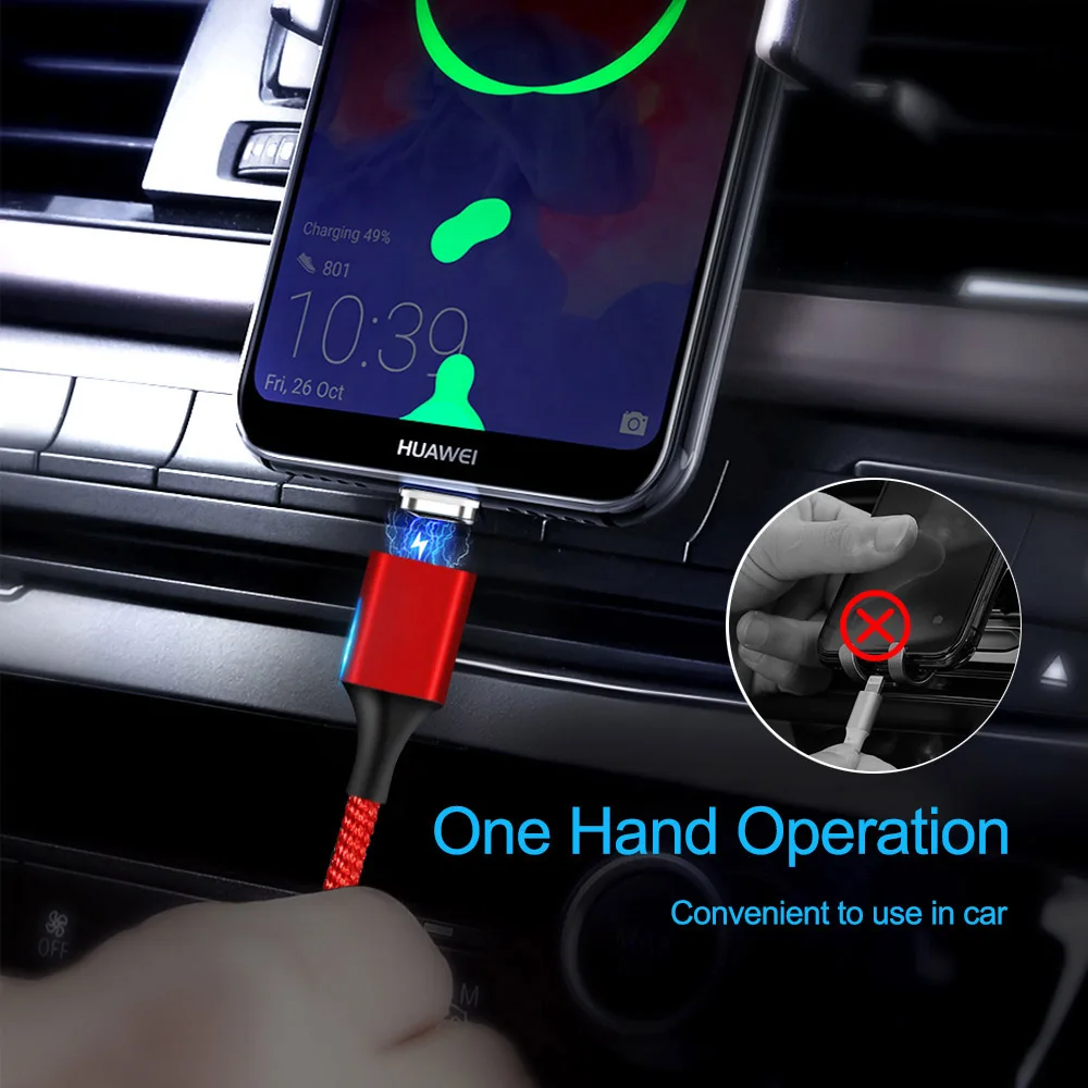 MOSIRUI сильный всасывающий Магнитный кабель для передачи данных мобильного