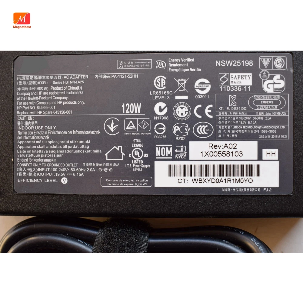 Адаптер для ноутбука HP Envy 17t-1000 17t-1100 17t-2000 19 5-001 | Электроника