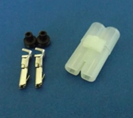 Longyue 10 комплект 2 Pin DC 090 разъем CDI с терминалы уплотнения|cdi connector|connector 2connector |
