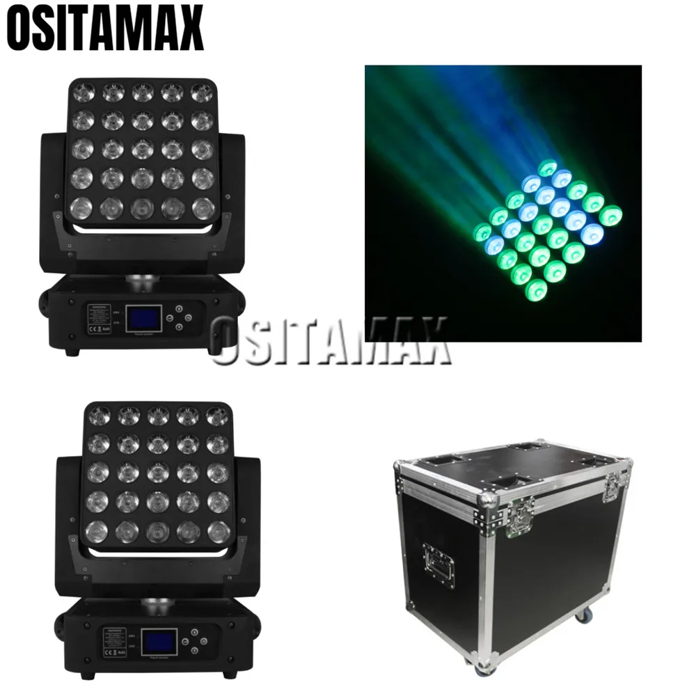 OSITAMAX A 2 шт. светодиодная матрица для слепящего луча движущаяся головка 25x10 Вт +