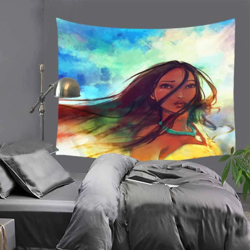 Персонаж Imagine гобелен дом красота настенные Висячие Цветы Бохо диваны домашний