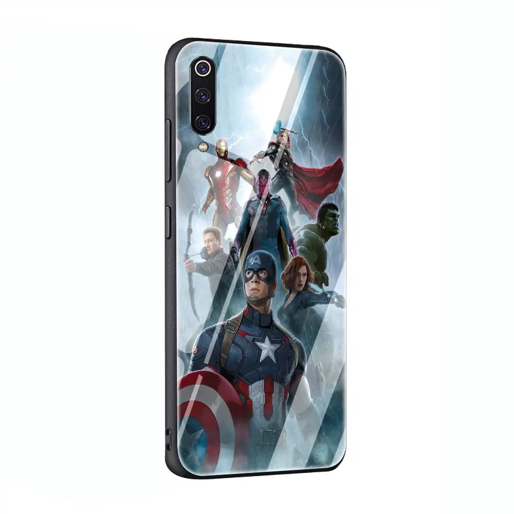 G12 Чехол из закаленного стекла для Xiaomi 8 Lite A1 A2 9 Redmi Note 5 6 7 Pro 6A 4X F1 Marvel Мстители Бесконечность войны - Цвет: G12