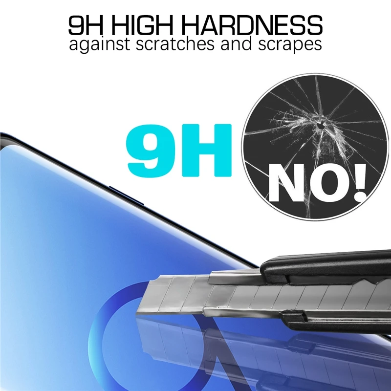 Для samsung Galaxy S9 плюс Экран пленка на весь экран с защитным закаленным Стекло черный