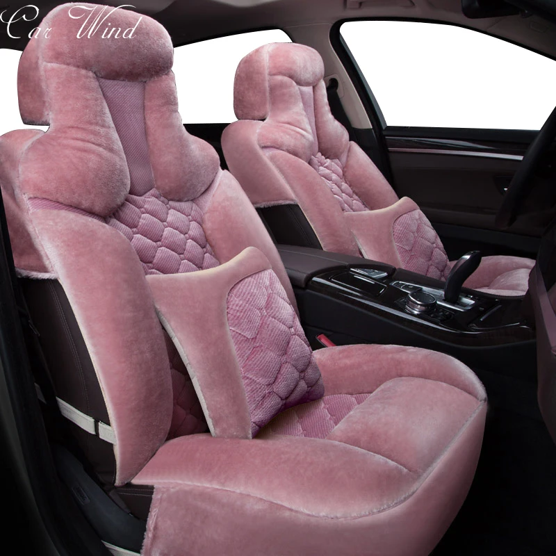 

Автомобильный плюшевый универсальный чехол на сиденье для mercedes w203 hyundai creta suzuki grand vitara, меховые накидки для автомобиля, аксессуары