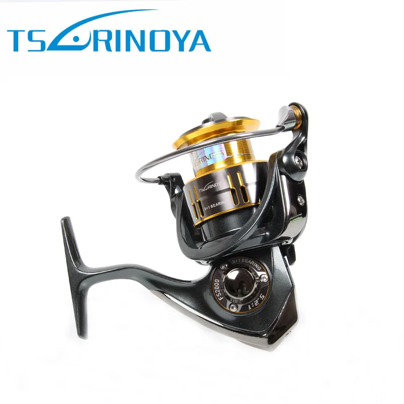Tsurinoya Спиннинг Катушка Рыбалка FS2000/1500 + 9 BB 5.2: 1 Metal Алюминиевая Ручка Соленой Воды
