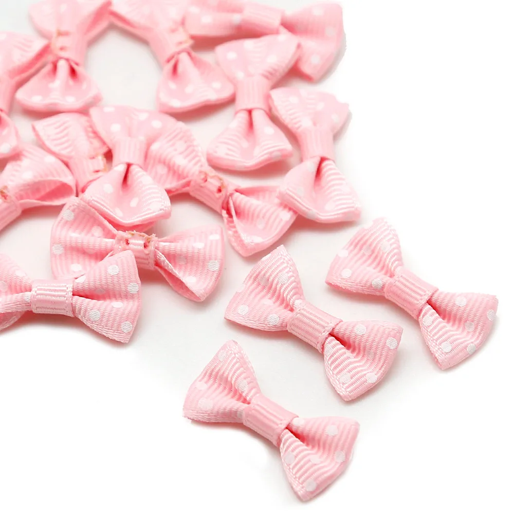 25 шт. разноцветные атласные галстуки бабочки 3x1 5 см|crafts accessories|dot satin ribbonsatin ribbon bows |