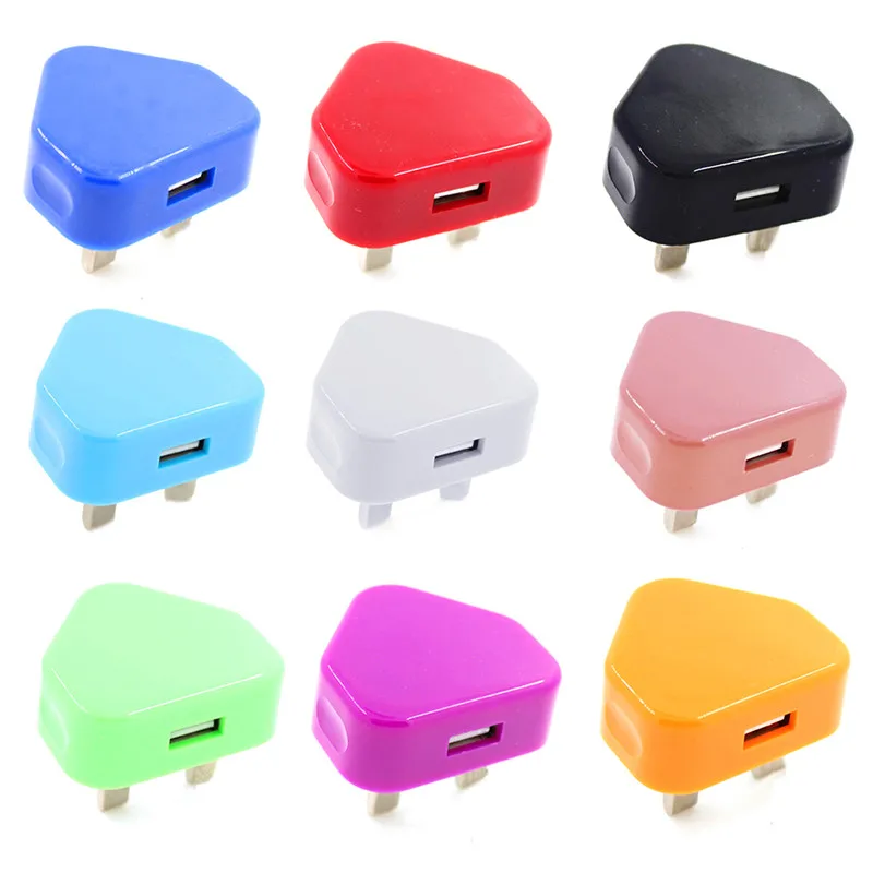 Штепсельная Вилка стандарта Великобритании 3 контактный адаптер для зарядного