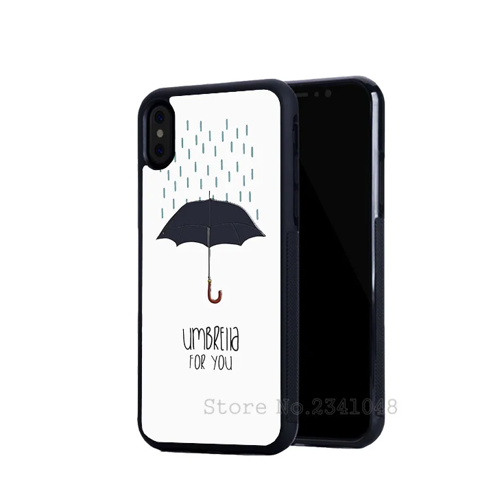 Мягкие чехлы для телефонов Rain and couple BFF best friend iPhone 11 pro max 5s se 6 6s plus 7 7plus 8 8plus X XR XS MAX