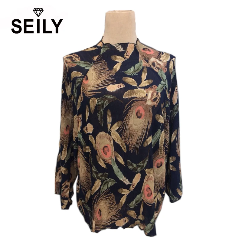 Женская шифоновая блузка с цветочным принтом большие размеры|blouses plus|designer blousefloral