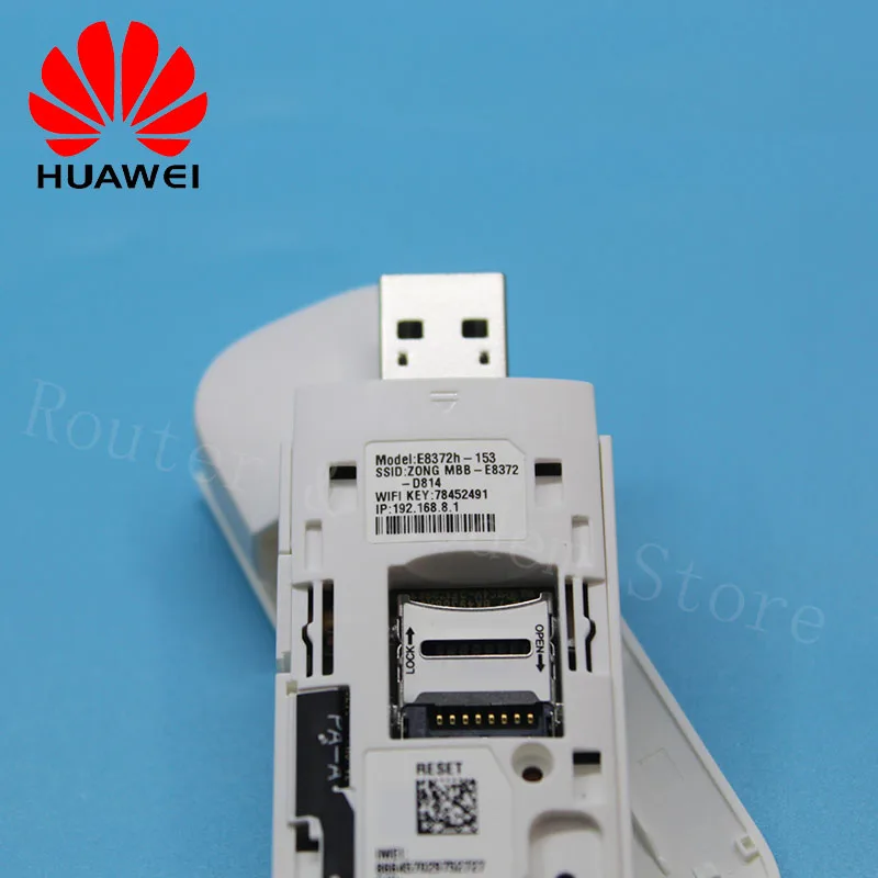 Разблокированный маршрутизатор huawei E8372 E8372h 153 4G с антенной 2 шт 150 м LTE USB Wingle WiFi
