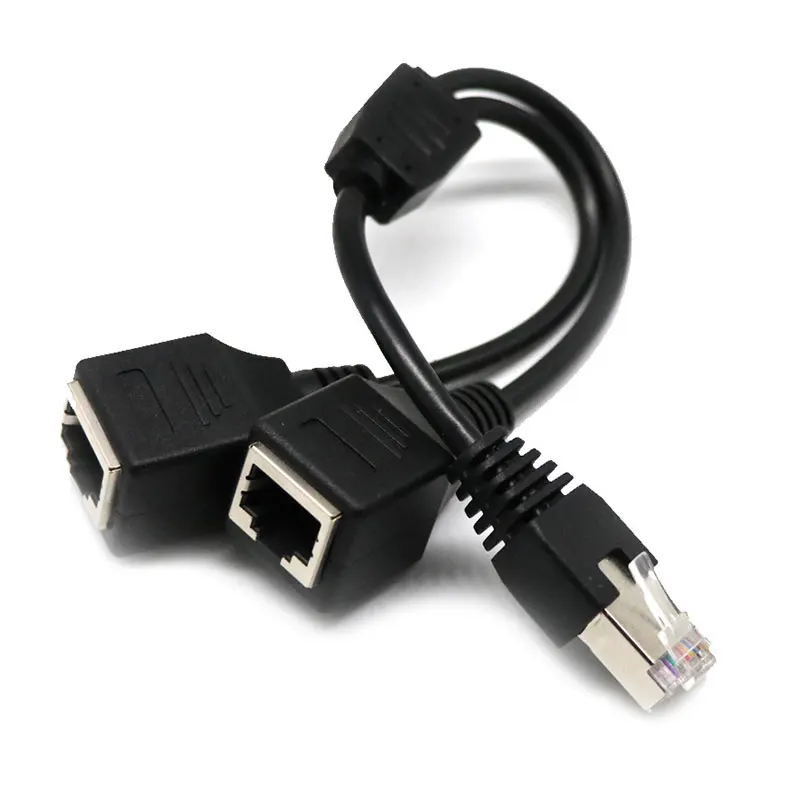 Новый RJ45 Male к двойному Female LAN 0 3 м разветвитель кабель-удлинитель для сети
