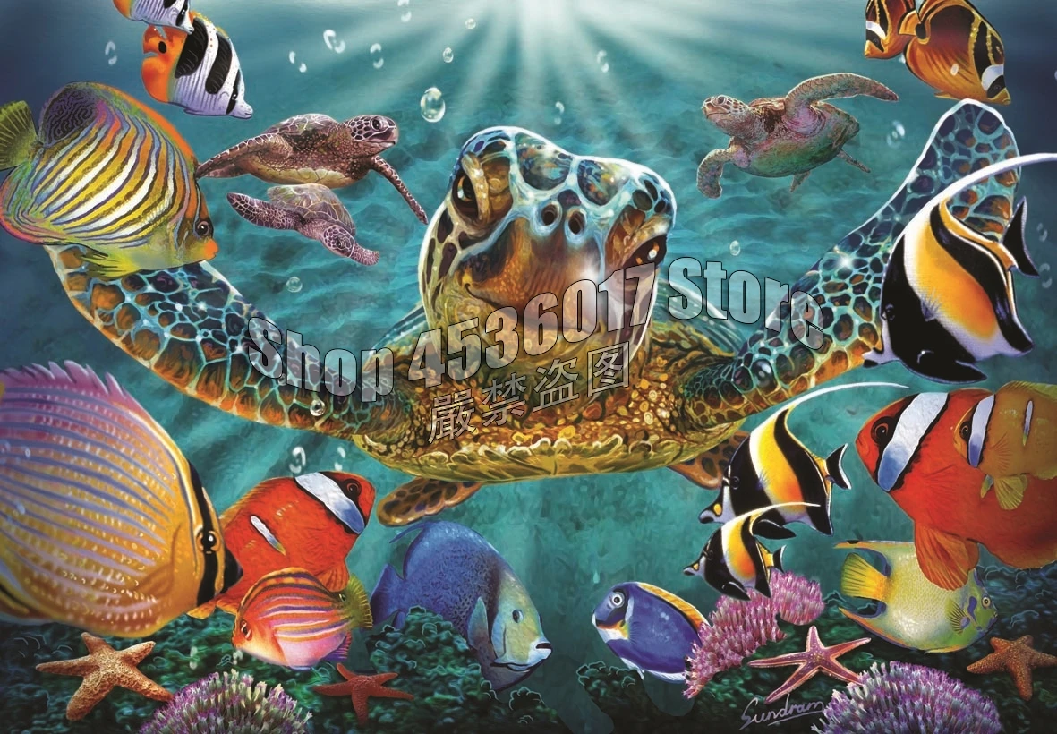 

5D Diy Diamond Painting Full Diamond Mosaic Drill Icons Diamond Embroidery Rhinestones Tiny Bubbles Turtle Art Home Decor Gifts