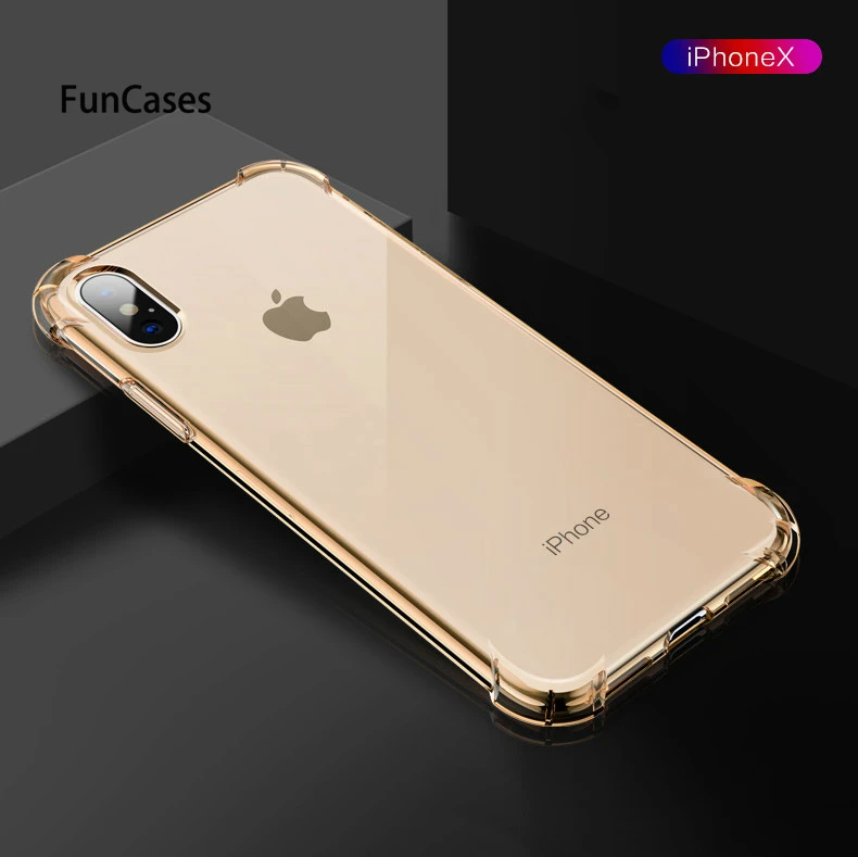 Мягкий защитный чехол с подушкой безопасности на 360 градусов для Iphone XS Max XR 7 8 Plus 6 6S