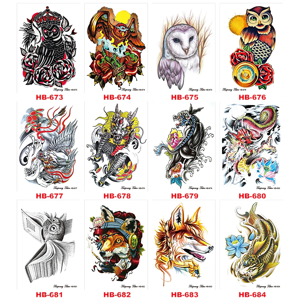 Водостойкая временная татуировка для сексуальных женщин и мужчин наклейка на