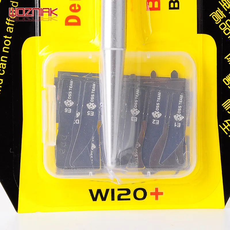 W120+ 27IN1 Multi-function Knifes BGA Rework of Mobile Phone Remove Glue Spade Blade Disassemble the Main Board CHIP IC knife |