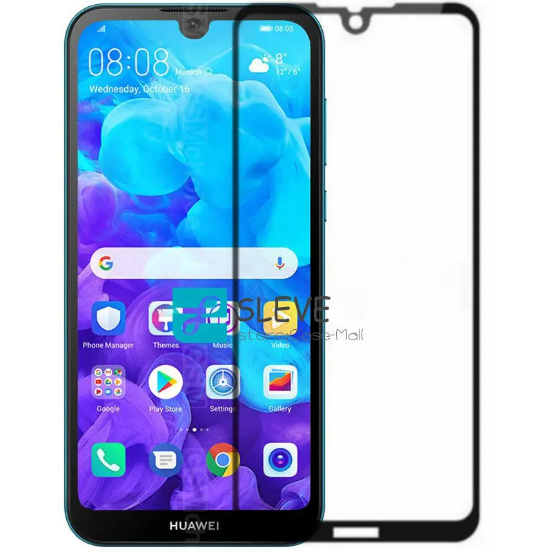 2.5D 9H Защита экрана для huawei Honor 8S Закаленное стекло для huawei Honor 8S KSA-LX9 защитное стекло Flim - Цвет: Black