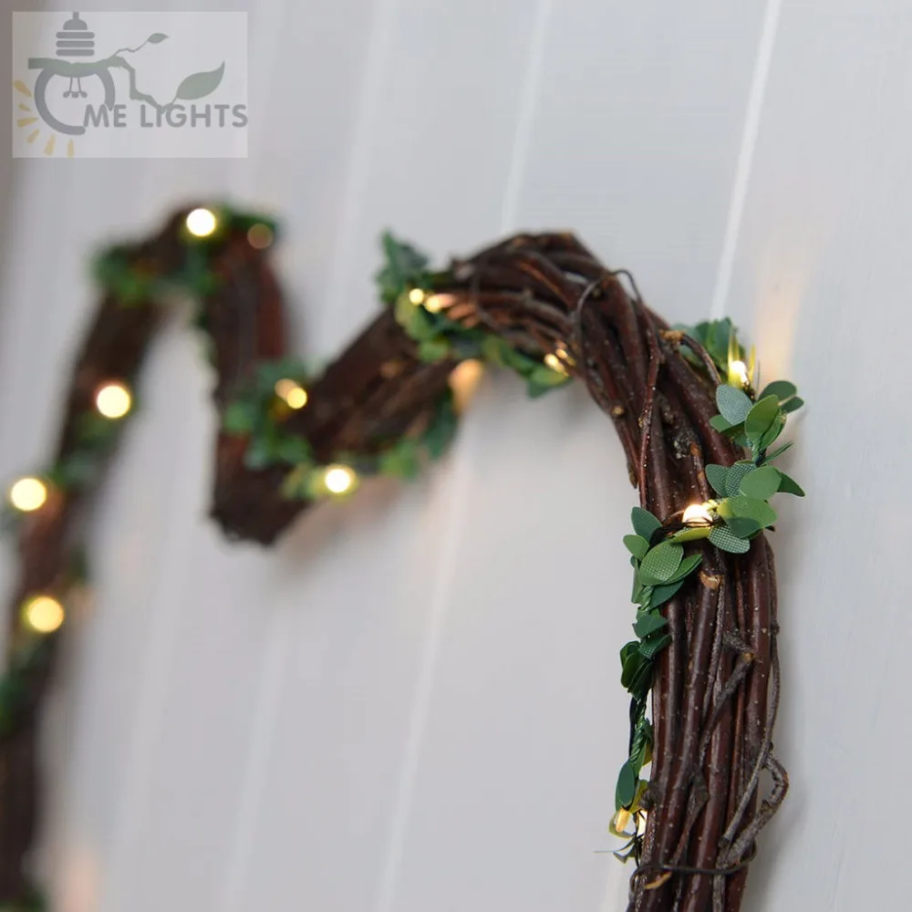 Гирлянда в виде листьев 7 футов 20 светодиодов|light garlands outdoor|light garlandgarland outdoor |