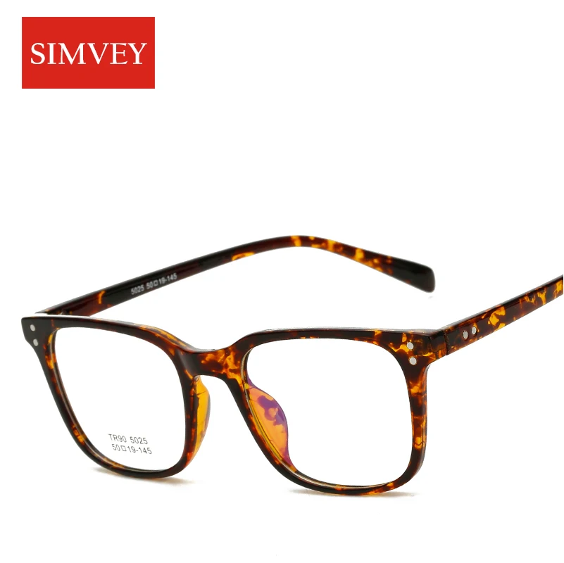 Simvey ретро большие квадратные оправы для очков женские и мужские модные очки Nerd