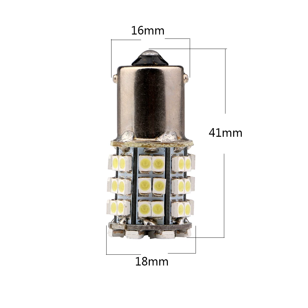 2 шт./лот 1210 54 SMD светодиодные лампы S25 P21W 1156 1157 3156 3157 T20 7440 7443 Автомобильные Лампы