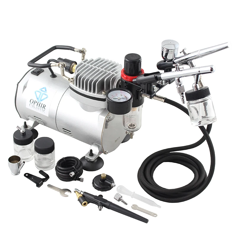 Краскопульт OPHIR 0 3 мм 35 8 Airbrush пистолет с воздушным компрессором для моделей хобби