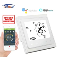 hessway tuya smart chip voice interaction water heating thermostat wifi nonc for works with alexa google home
