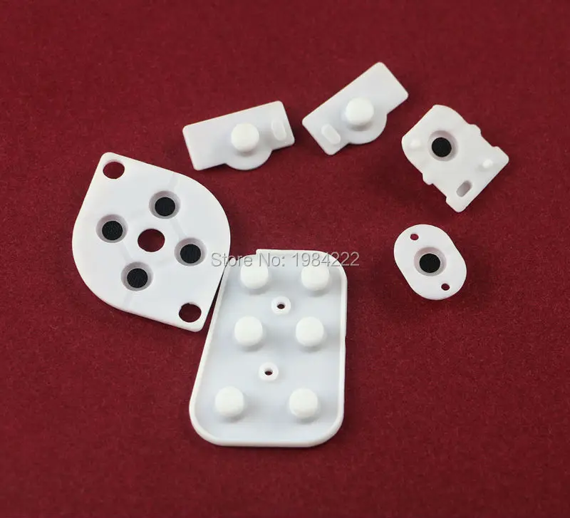 

Replacement Rubber Repair Parts for Nintendo N64 Controller Conductive Buttons Joy Pad N 64 Silicon Pad High Quality 100sets/lot