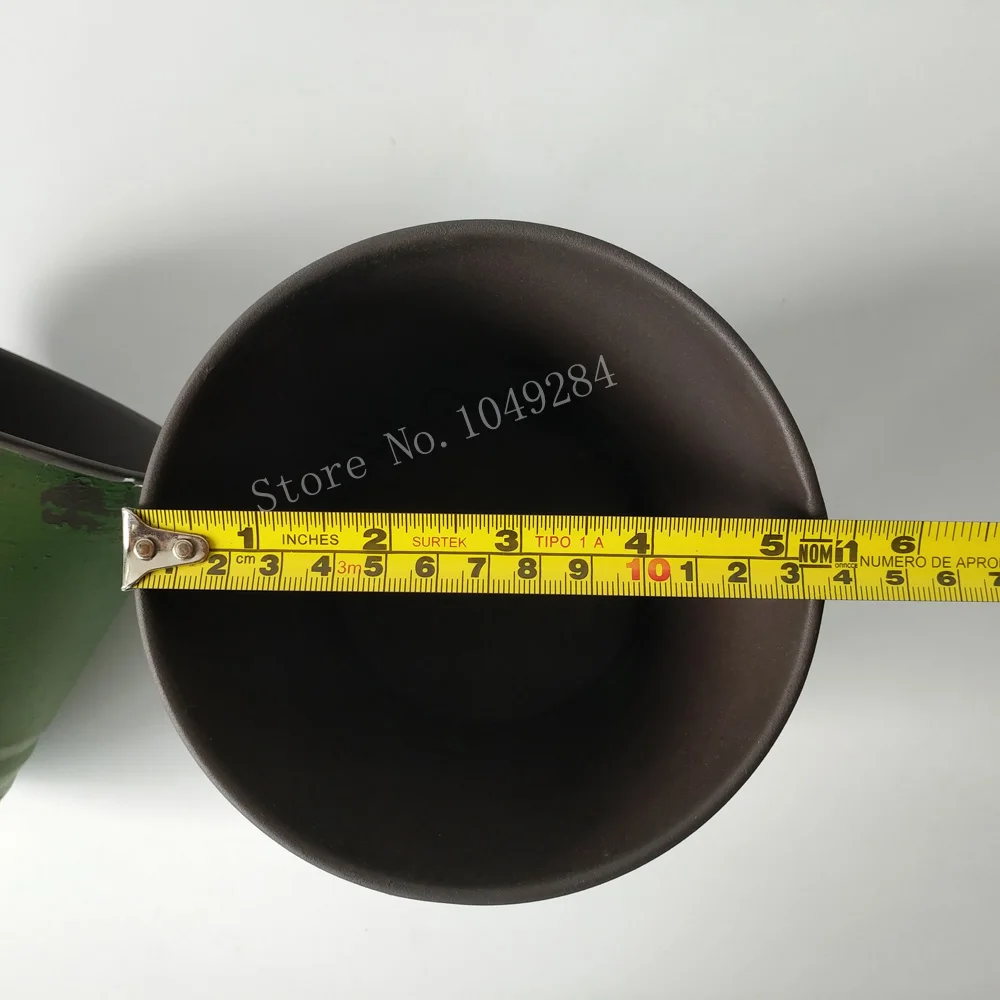 5 шт./лот D13XH12.5CM металлические горшки сад балкон стены вертикальное ведро для цветов железный горшок зеленый