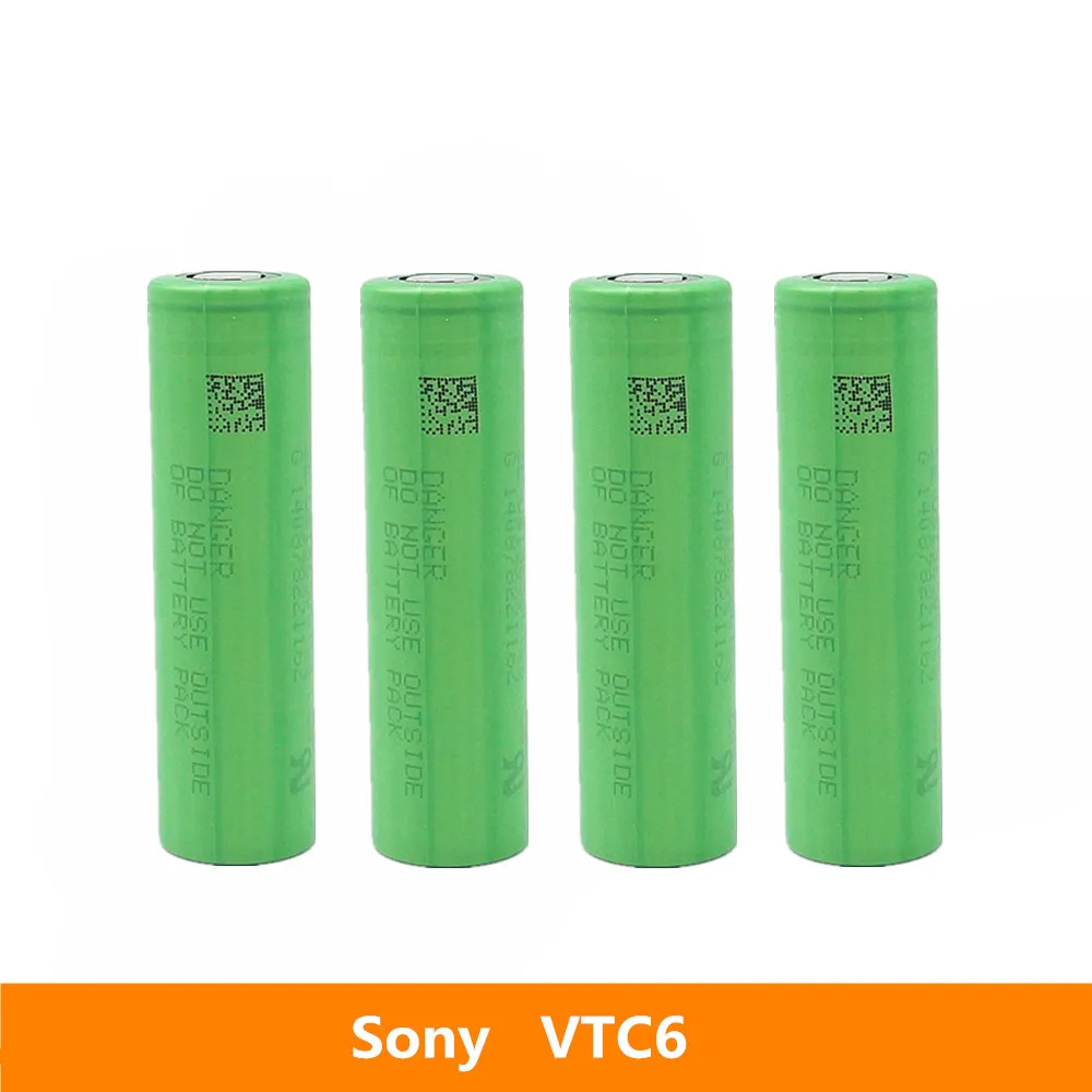 4 шт. 3 7 в 18650 3120 мАч 30A оригинал для Sony US18650VTC6 VTC6 6 В IMR батарея игрушек электронная