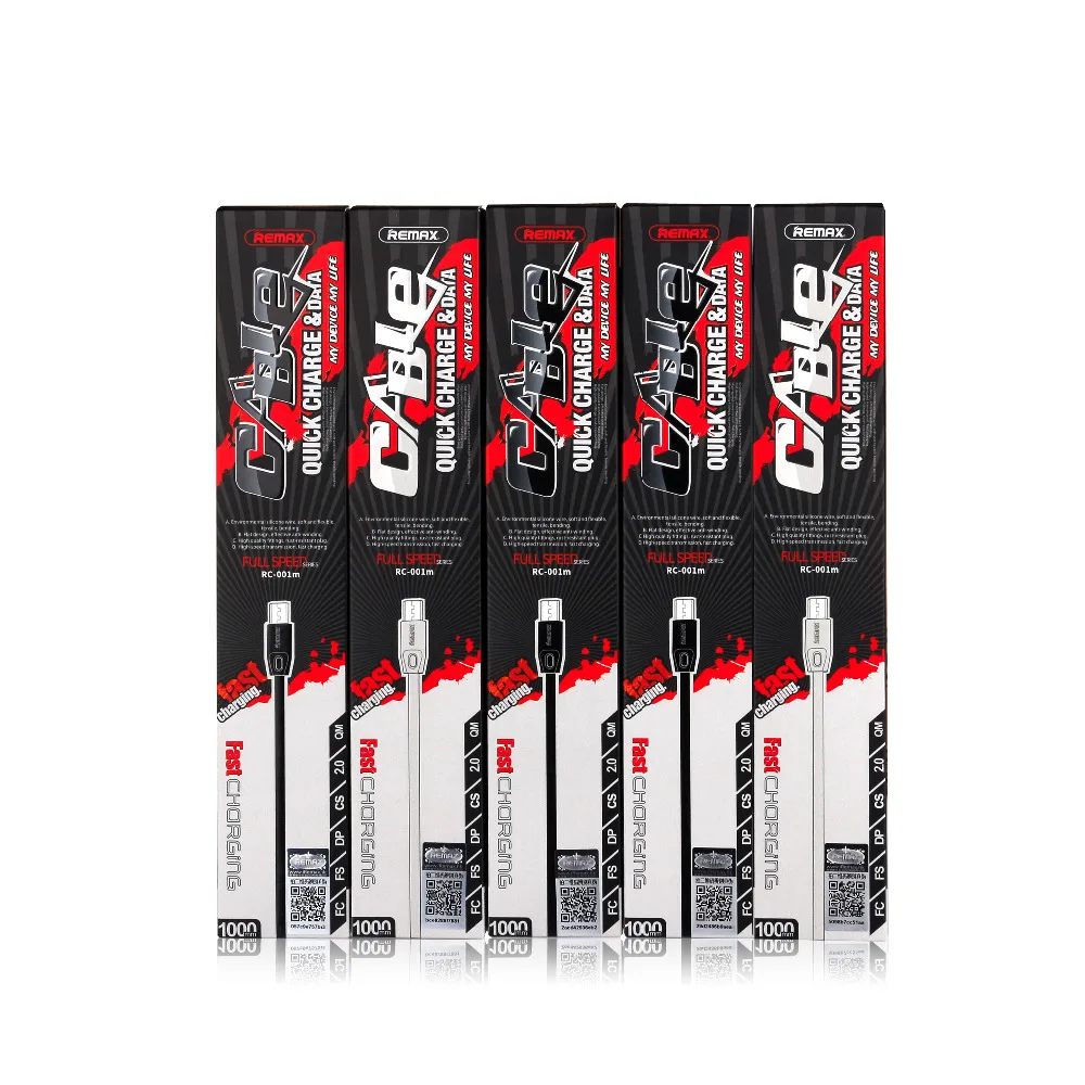 REMAX 1 м Полный Быстрый 2.1A Micro USB кабель для передачи данных плоский синхронизации