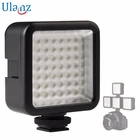 Ulanzi Ультра-яркий 49 светодиодный светильник для видеосъемки с 3 горячими обувями, Диммируемый портативный высокой мощности, светильник для видеосъемки для телефонов Canon, Nikon, SONY
