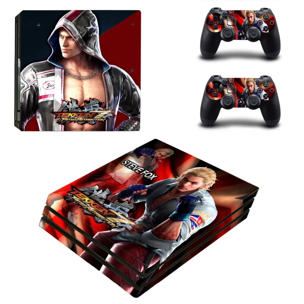Игра Tekken 7 PS4 Pro кожи наклейки для Sony PlayStation 4 консоли и контроллеры Dualshock