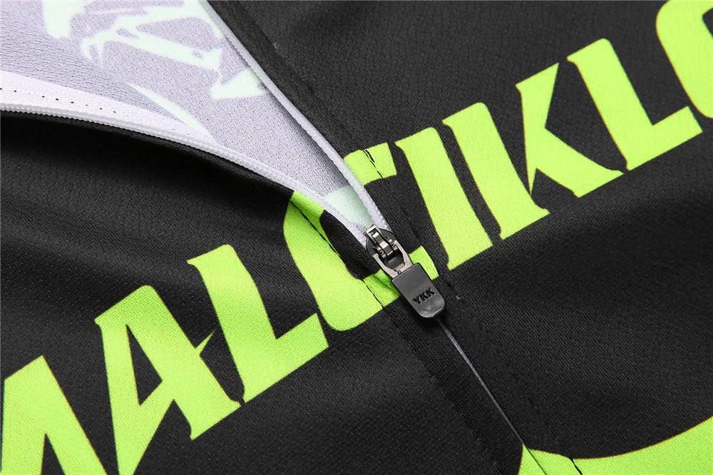 Malciklo 2019 зеленая одежда для велоспорта мужской комплект из Джерси с коротким