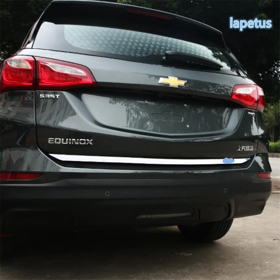 

Lapetus Tailgate Door Decoration Strip Garnish Styling Rear Trunk Tail Gate Cover Trim Fit For Chevrolet Equinox 2017 - 2022