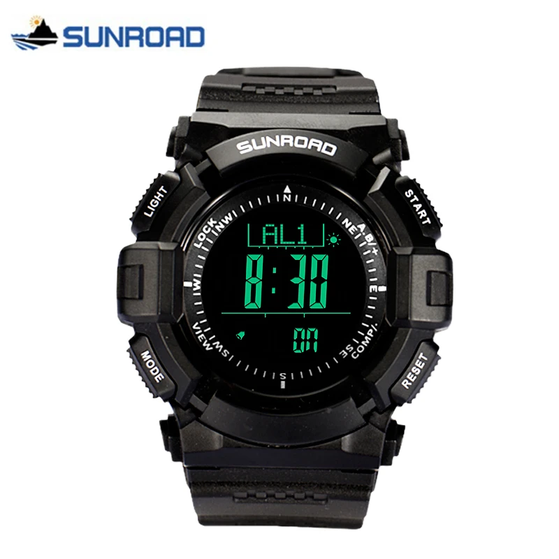 

SUNROAD Luxury Brand Sport Watch Waterproof Digital Altimeter Barometer Compass Thermometer Weather Pedometer Clock Reloj Hombre