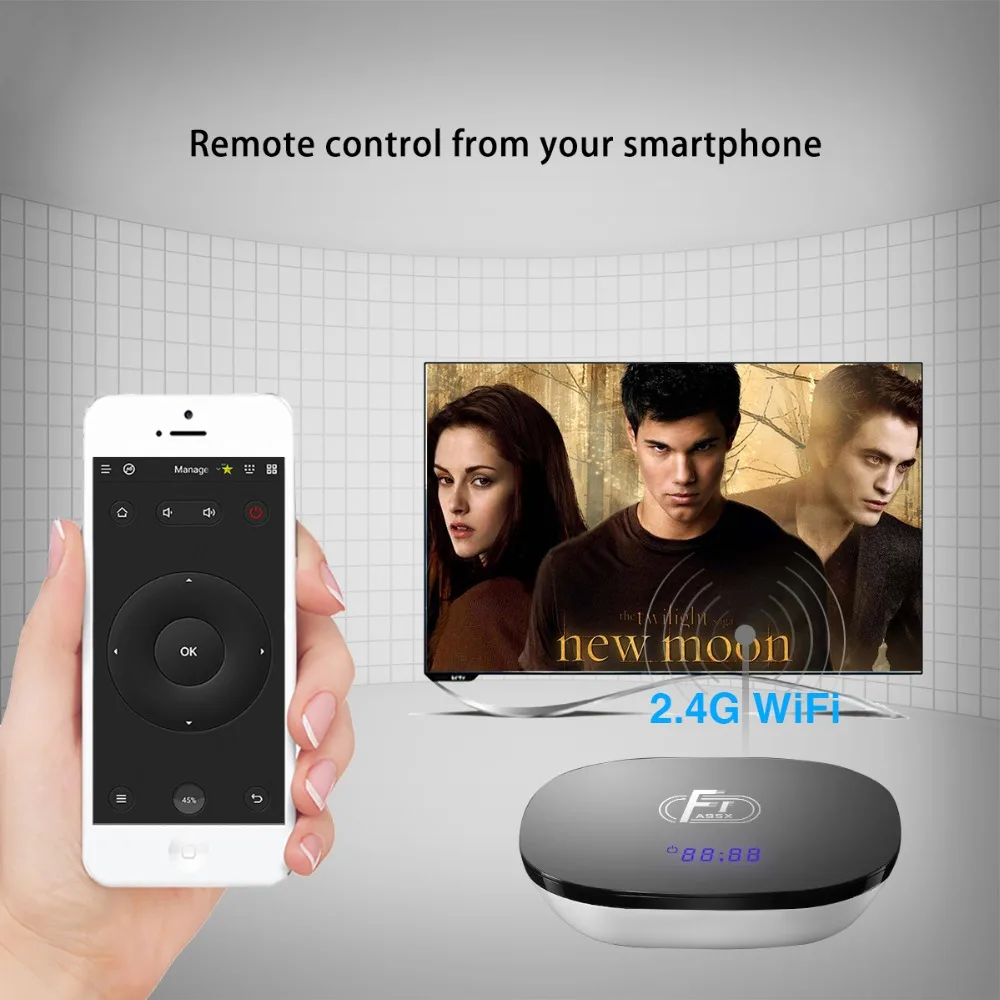 A95X F1 Amlogic S905W 2 Гб RAM 16 ROM 4G WIFI 100 Мбит/с 4K H.265 Smart TV BOX PK X96MINI | Электроника