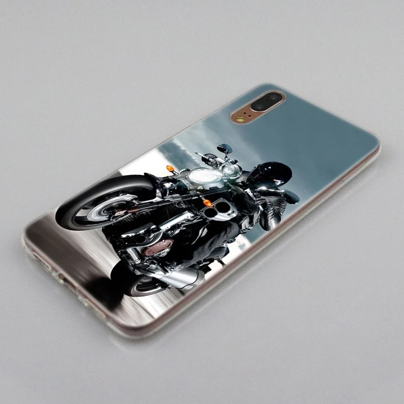 Самый крутой мотоциклетный Мягкий силиконовый чехол для Huawei P30 P20 P10 P9 P8 Lite 2017 Pro Mini