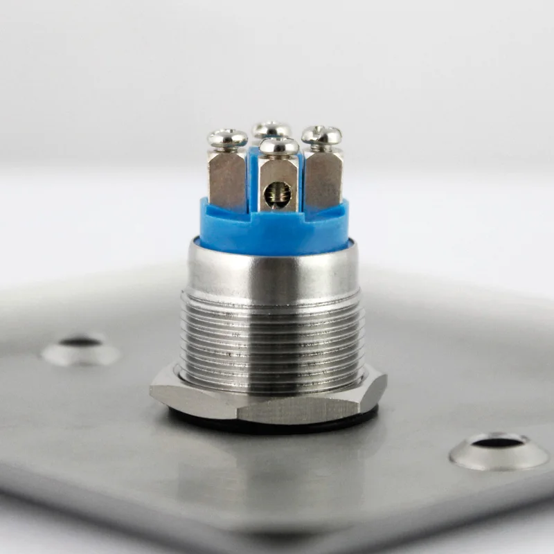 Светодиодный кнопочный переключатель для выхода из нержавеющей стали с