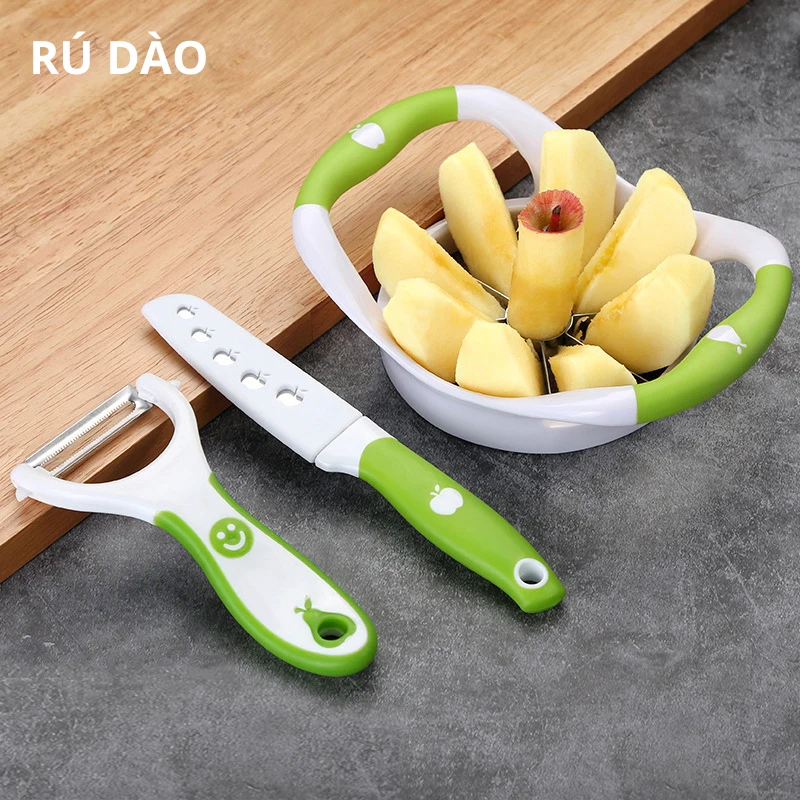 RUDAO 3 шт./компл. для яблок картофеля из нержавеющей стали нож морковь Zester кухонные