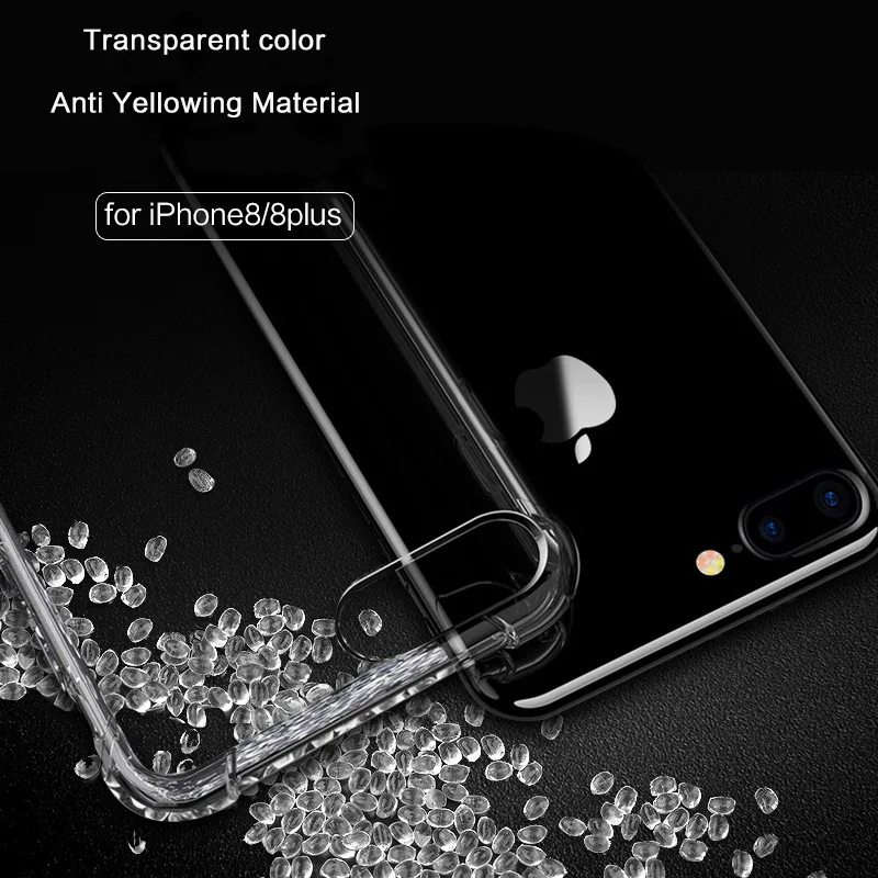 Anti-knock Case for iPhone 8 plus ROCK Air Bag Protection TPU Transparent Cover iPhone8 |