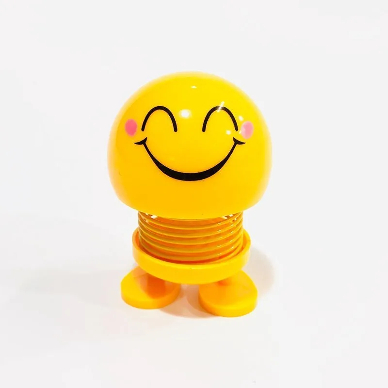 03 New Product Car Decoration Spring Ornaments Shaking Head Doll Expression Pack - Color Name: 03